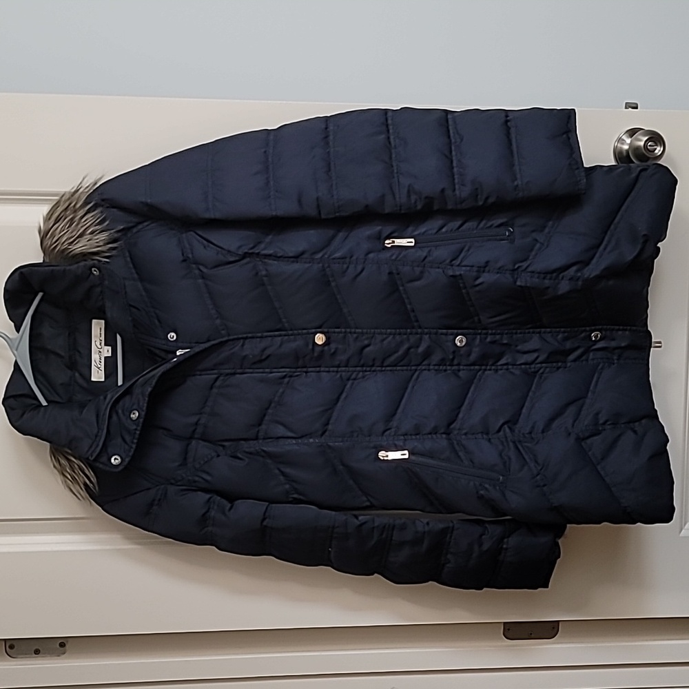 Kenneth Cole Jacket Fur Hood (M)